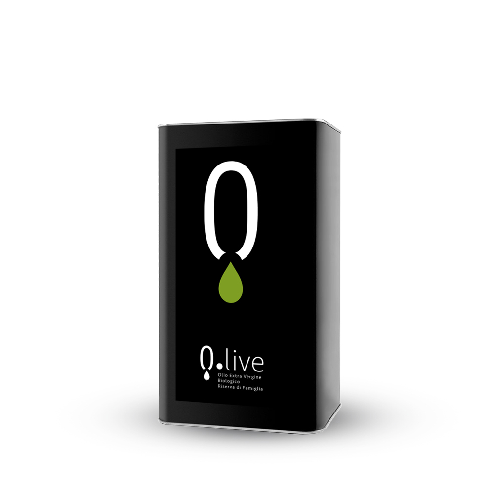 Olio extravergine di oliva Bio - Lattina da 3 Lt - Cordisco O-Live