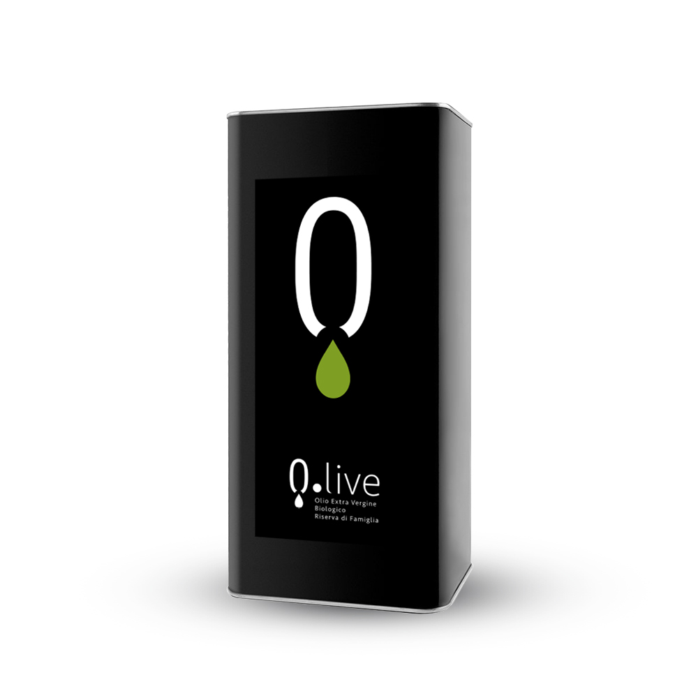 Olio extravergine di oliva Bio - Lattina 5 lt Cordisco O-Live